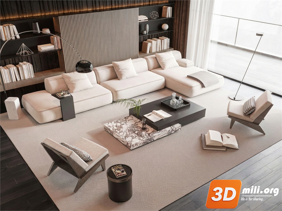 Sofa Minotti Skp Files 